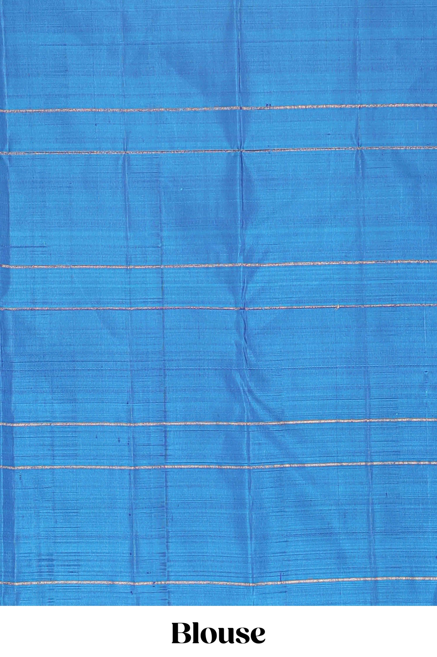 Multi color zari stripes and butta parambariya pattu saree with self zari border and matching blouse