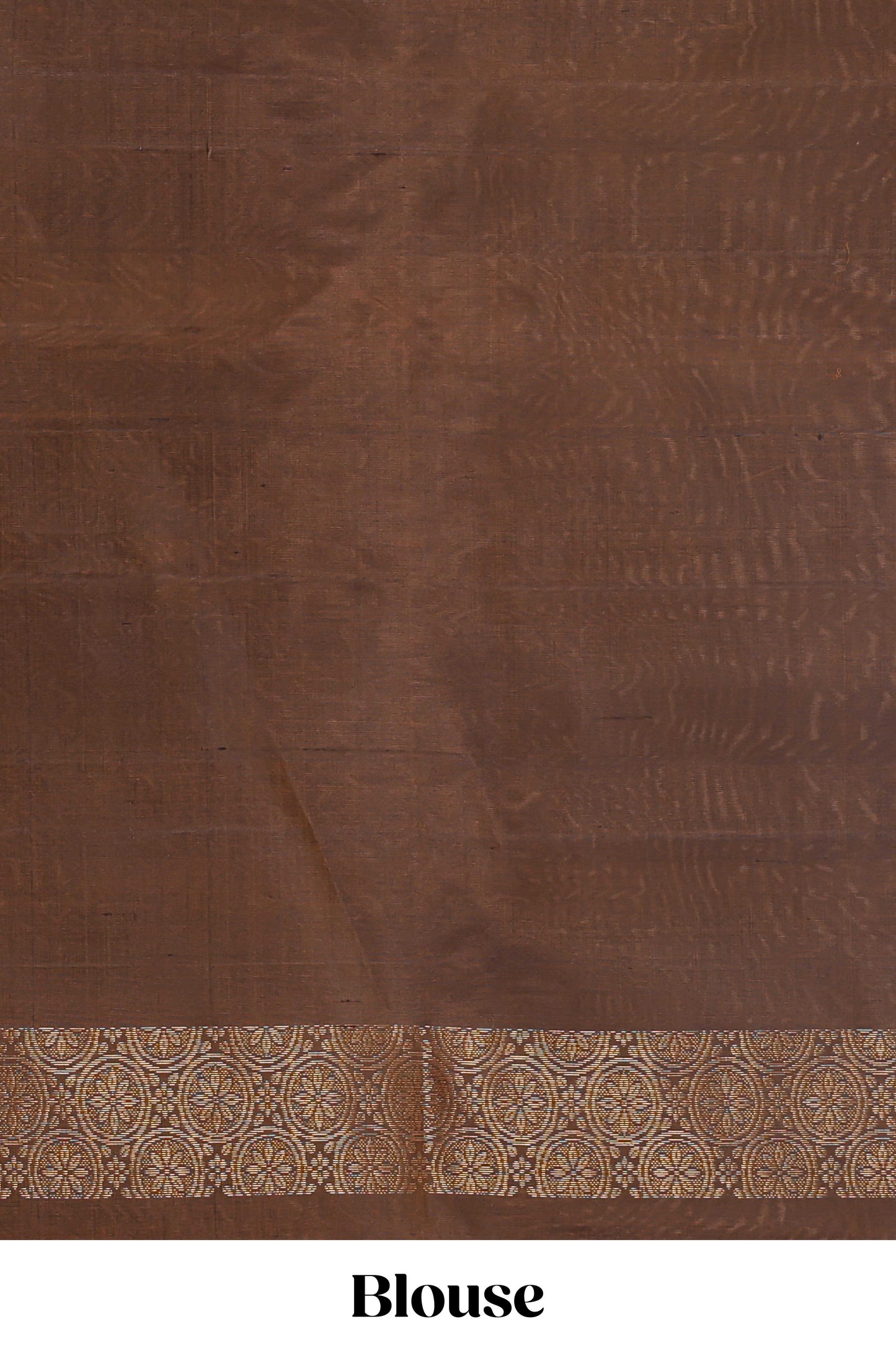 Orange ikkat style parambariya pattu saree with self border and contrast pallu