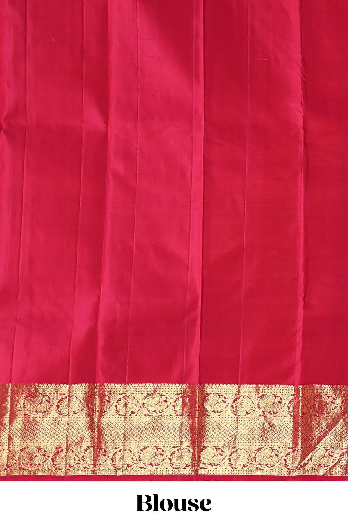 Maroon zari motifs design parambariya pattu saree with contrast border and blouse