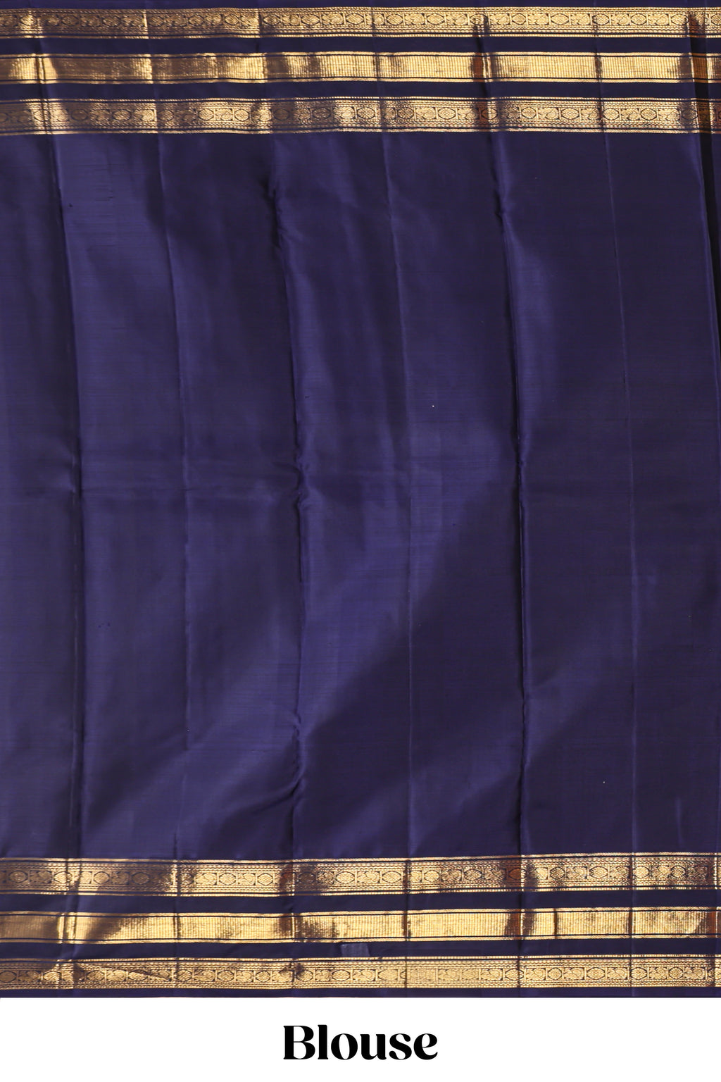 Green zari motifs parambariya pattu saree with contrast zari border and blouse