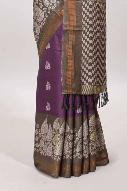 Pallu geometric styling