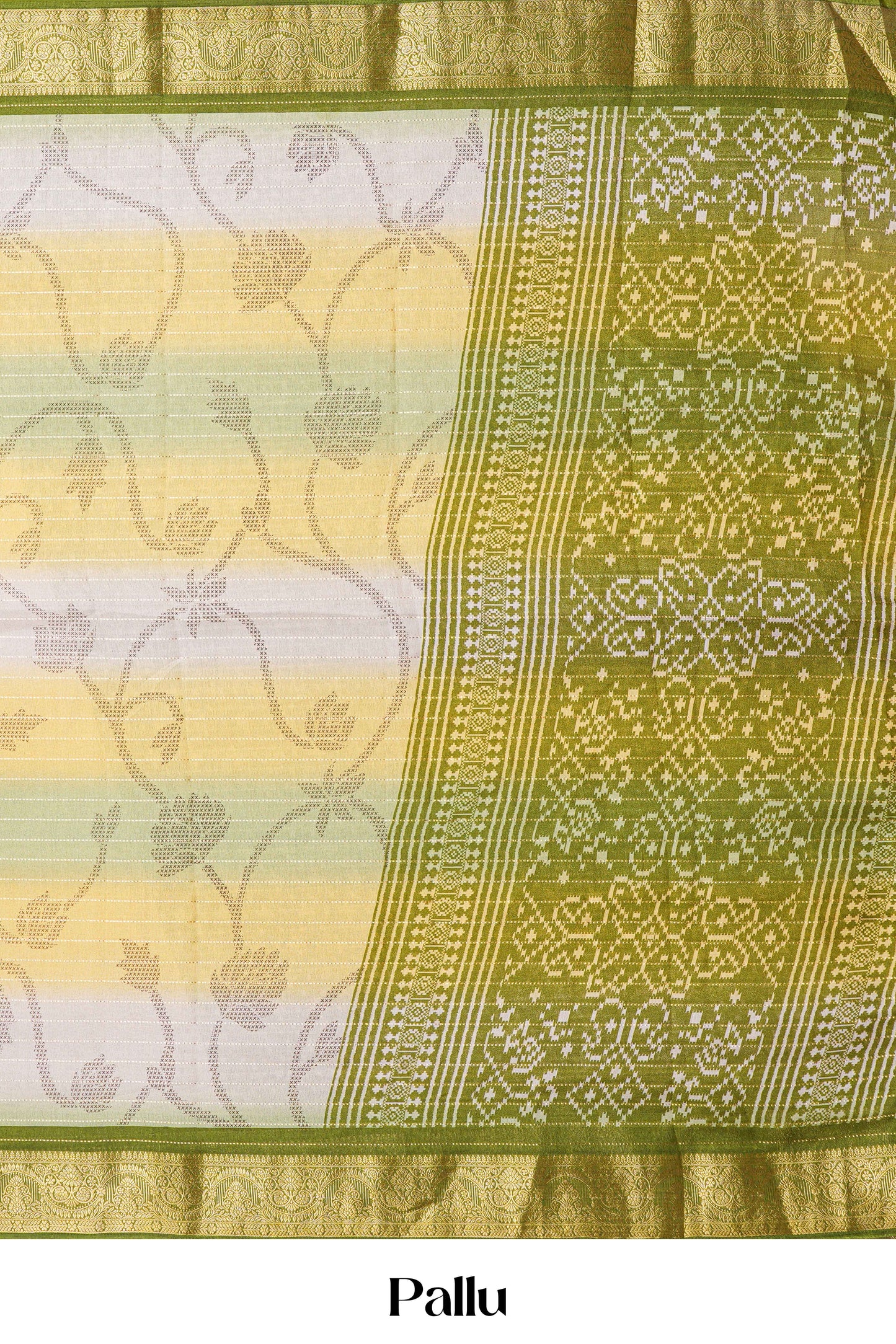 Pallu green contrast accent
