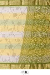 Pallu green contrast accent