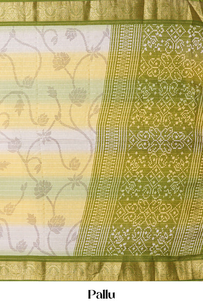 Pallu green contrast accent
