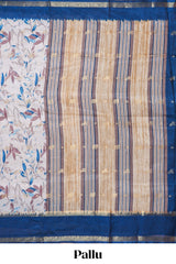 Pallu sandal stripe detailing