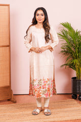 Pastel lavender ethnic attire