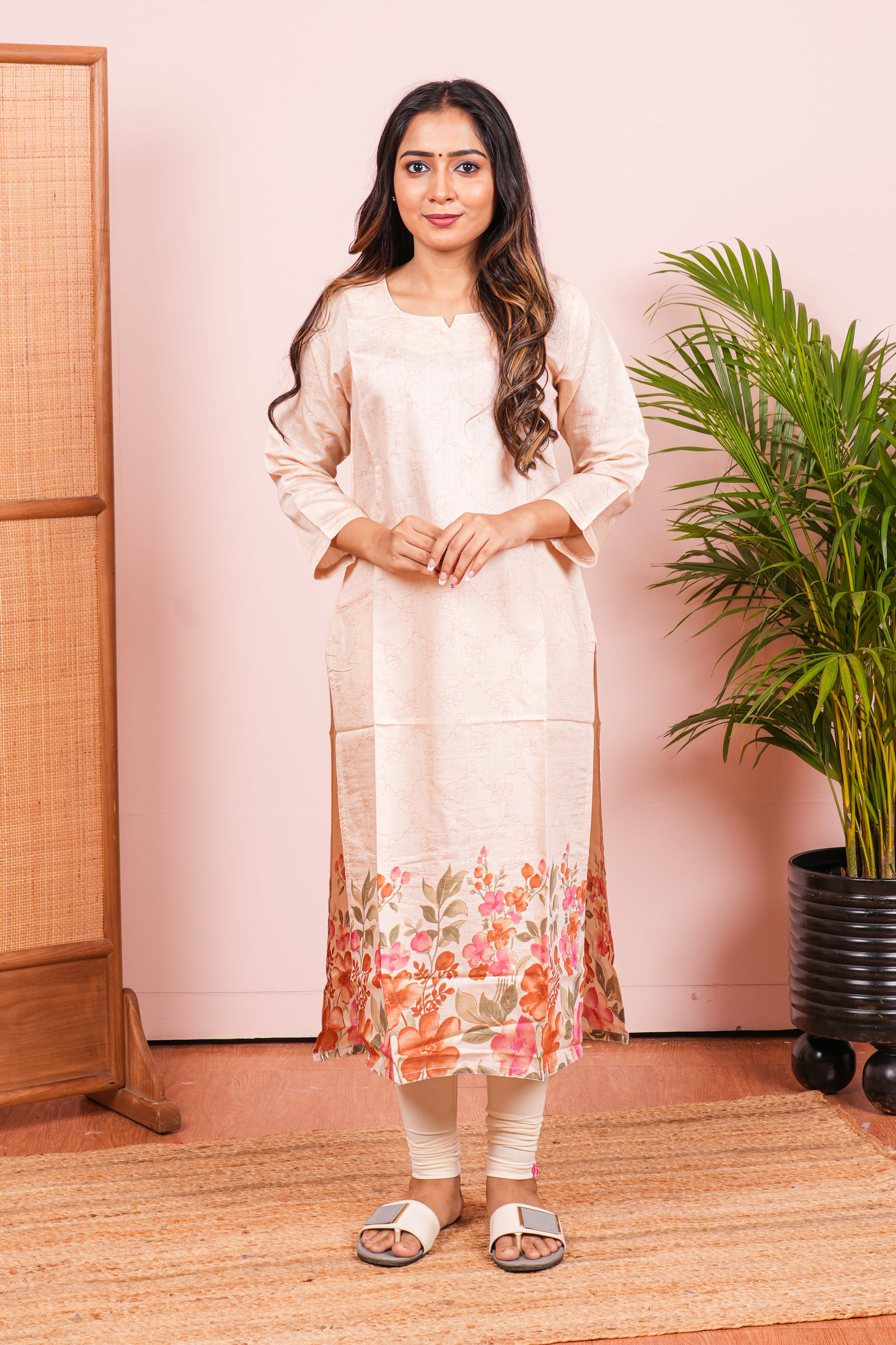 Pastel lavender ethnic attire