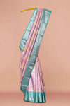 Pastel pink pattu saree