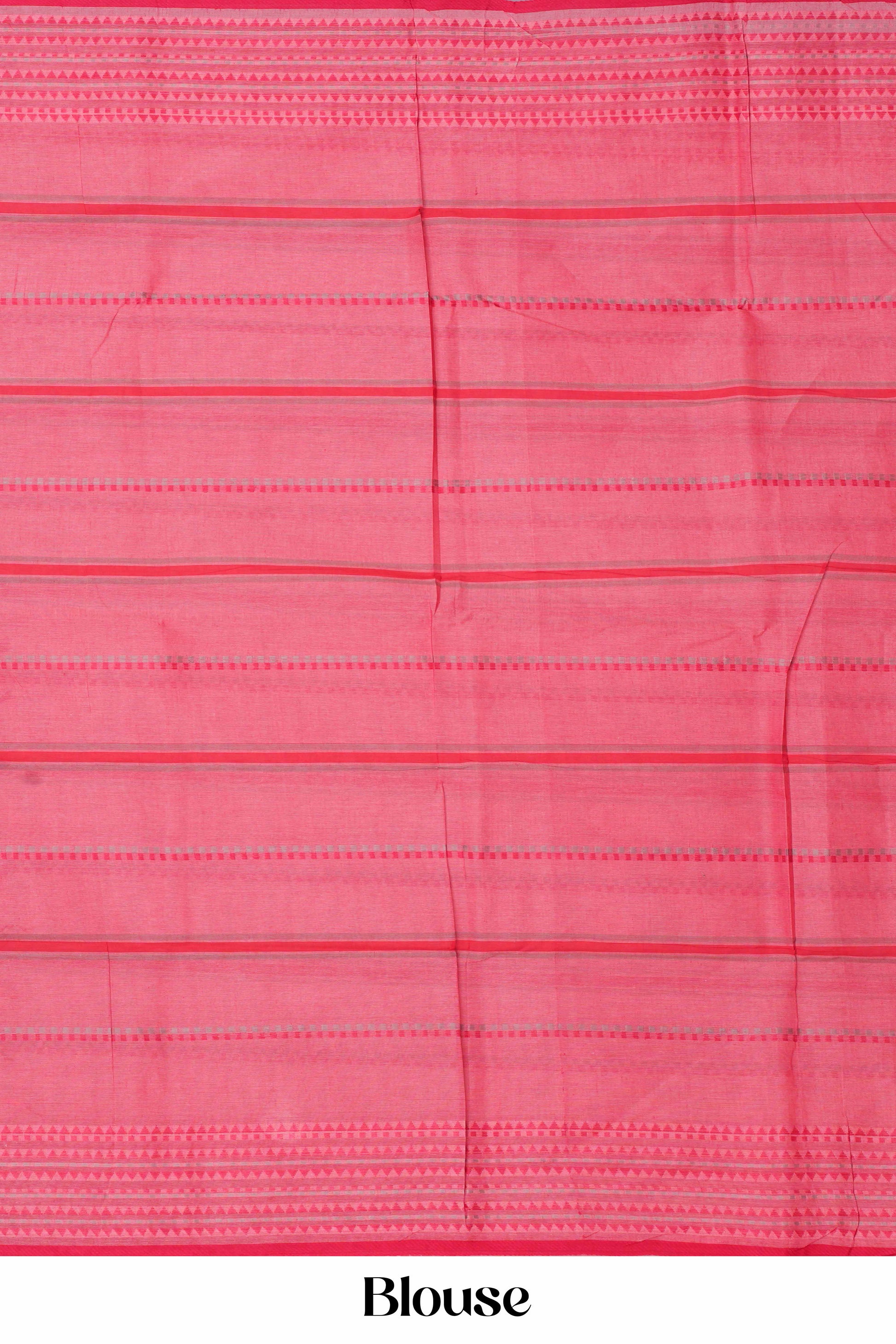 Peach Chirala cotton saree