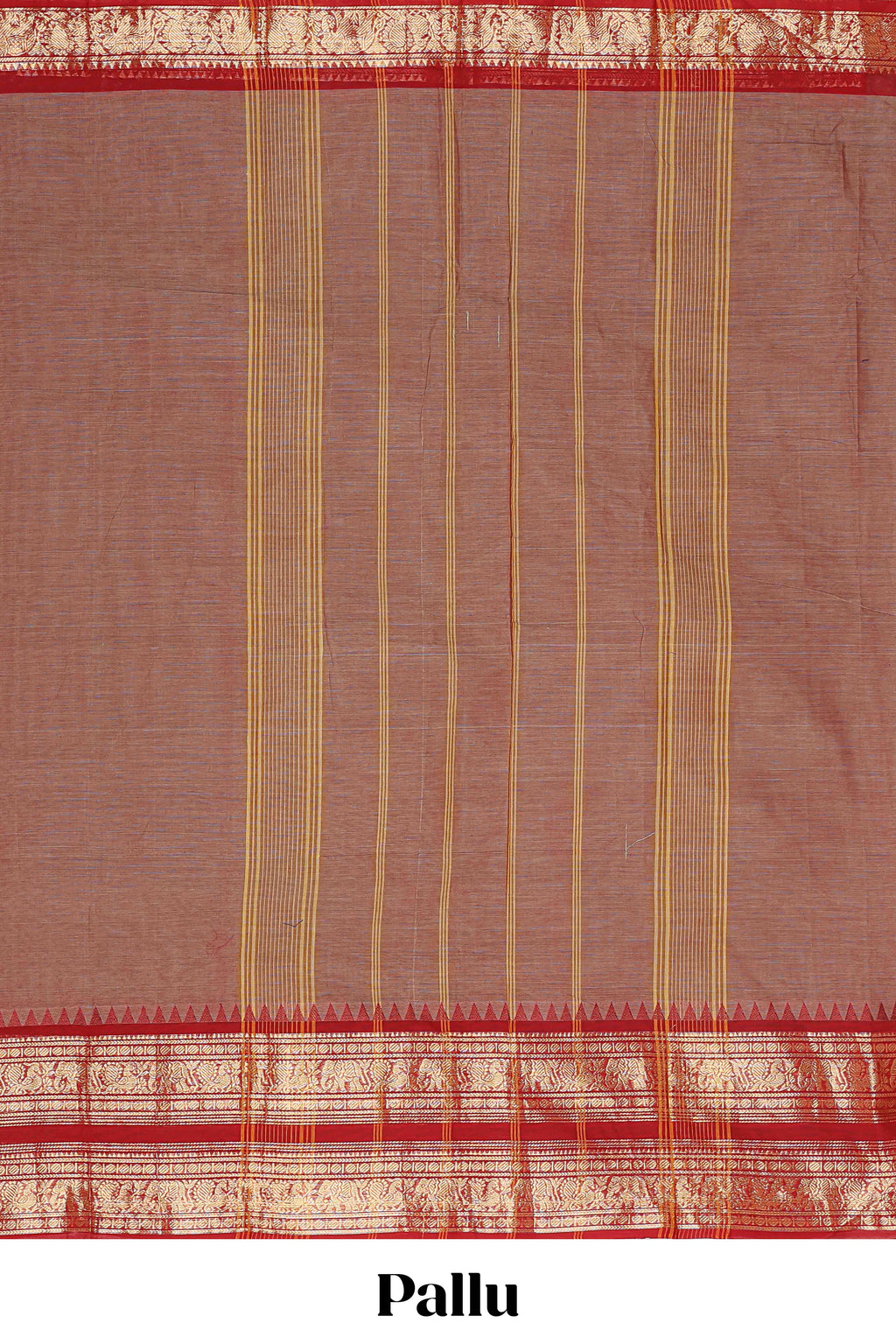  Peach chettinad cotton saree