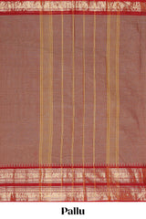  Peach chettinad cotton saree