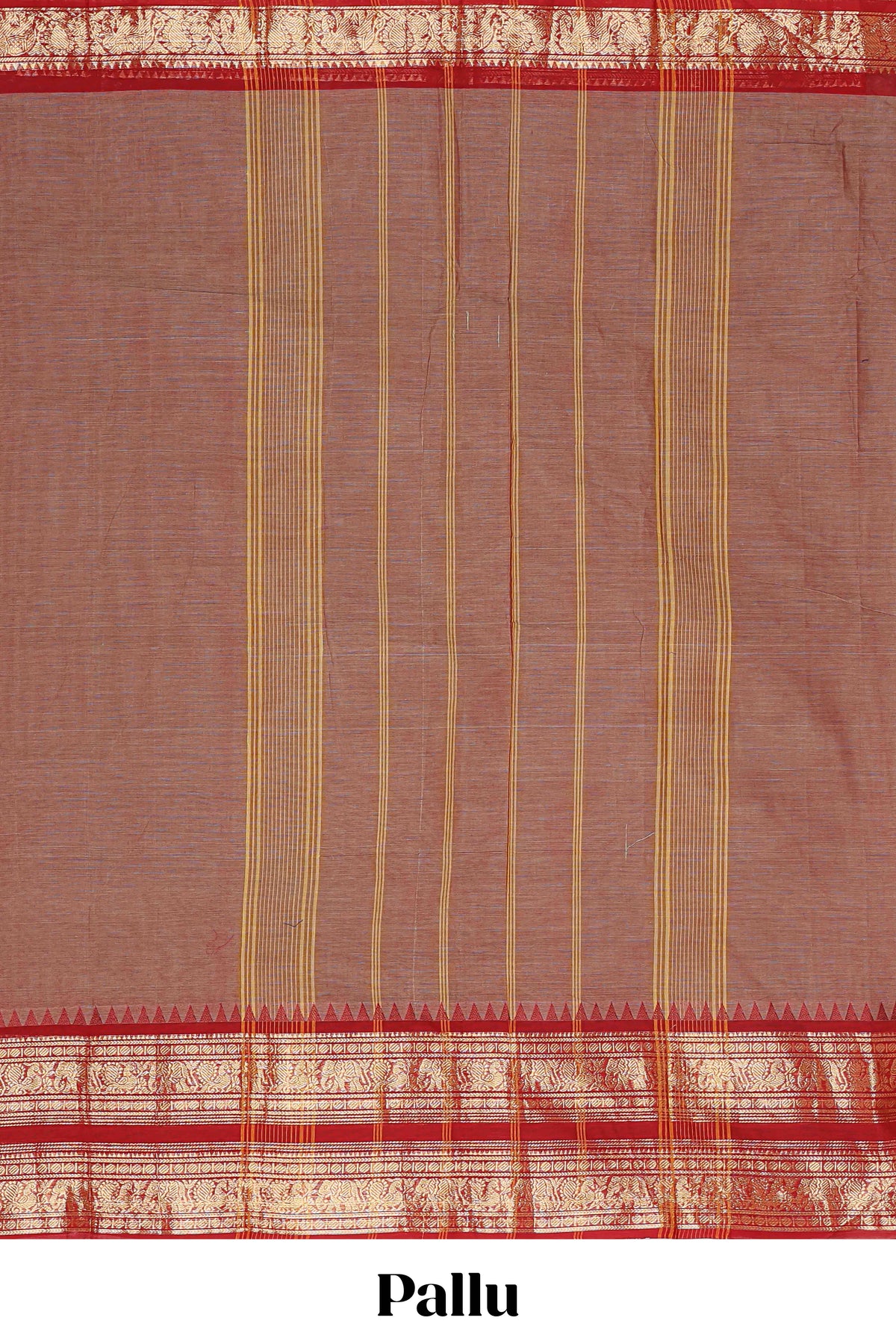  Peach chettinad cotton saree