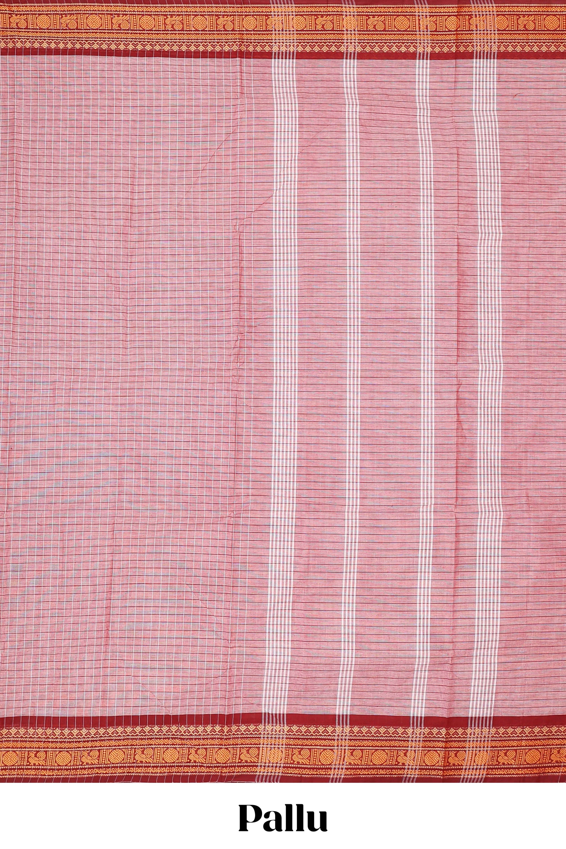  Peach chettinad cotton sarees