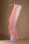 Peach pattu silk sarees