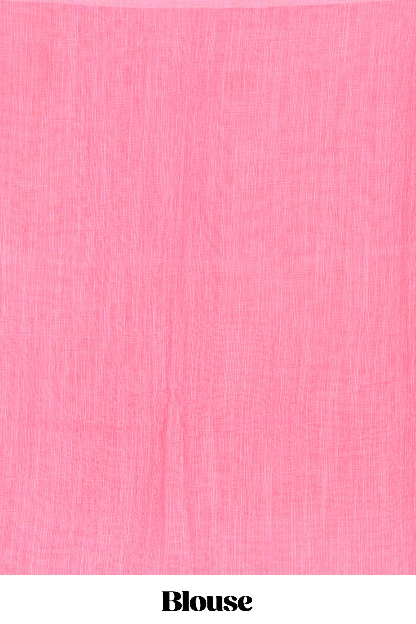 Peach striped pallu linen saree