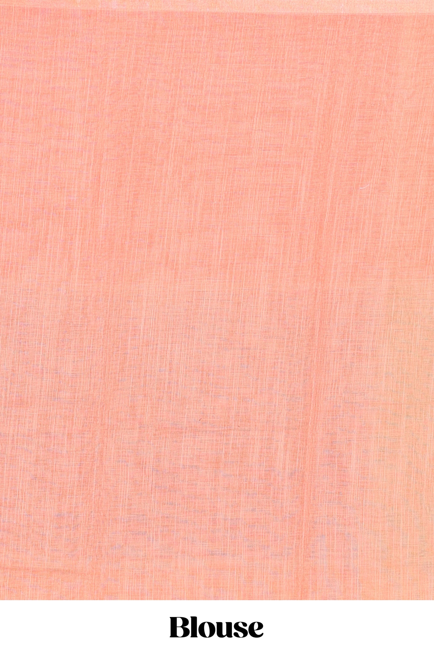 Peach woven linen drape