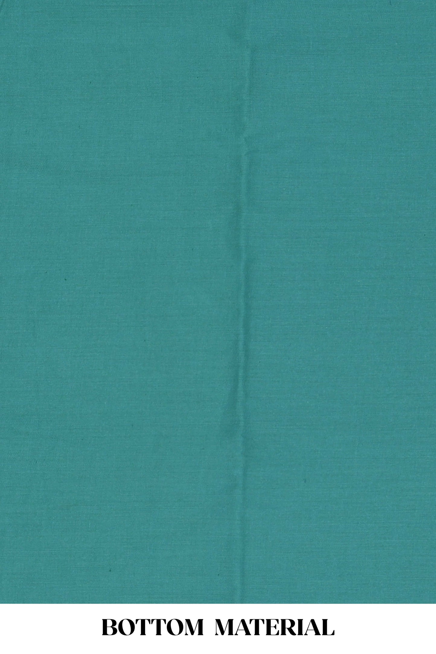 Peacock blue cotton silk festive suit