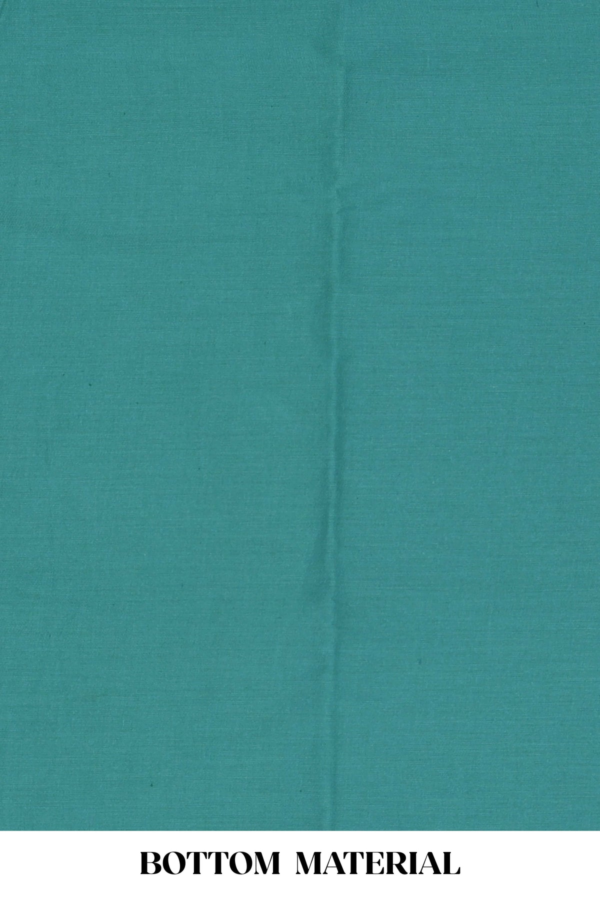 Peacock blue cotton silk festive suit