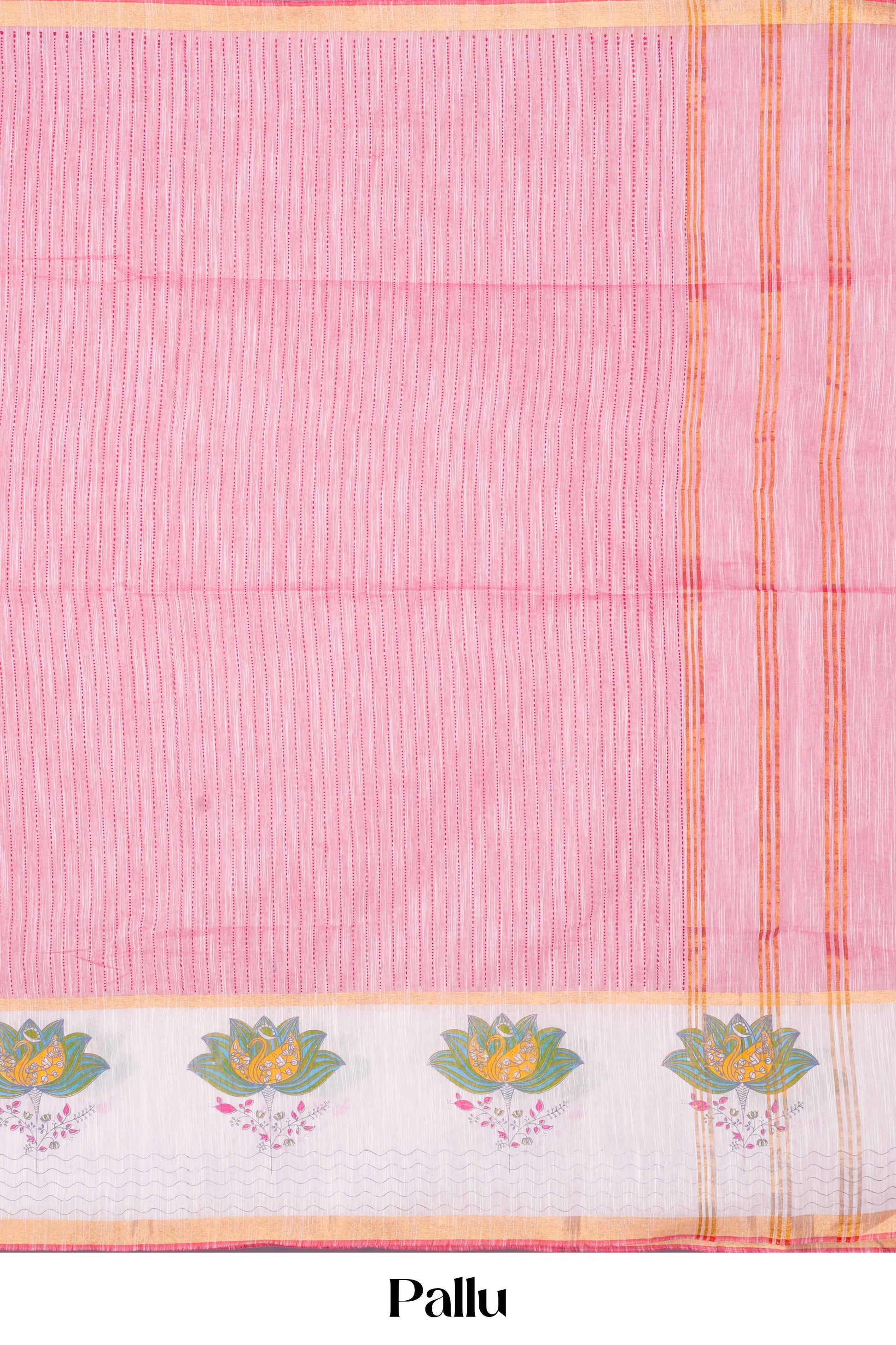 Pink Chirala Cotton Saree Collection