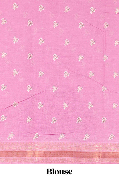  Pink casual Chirala cotton saree