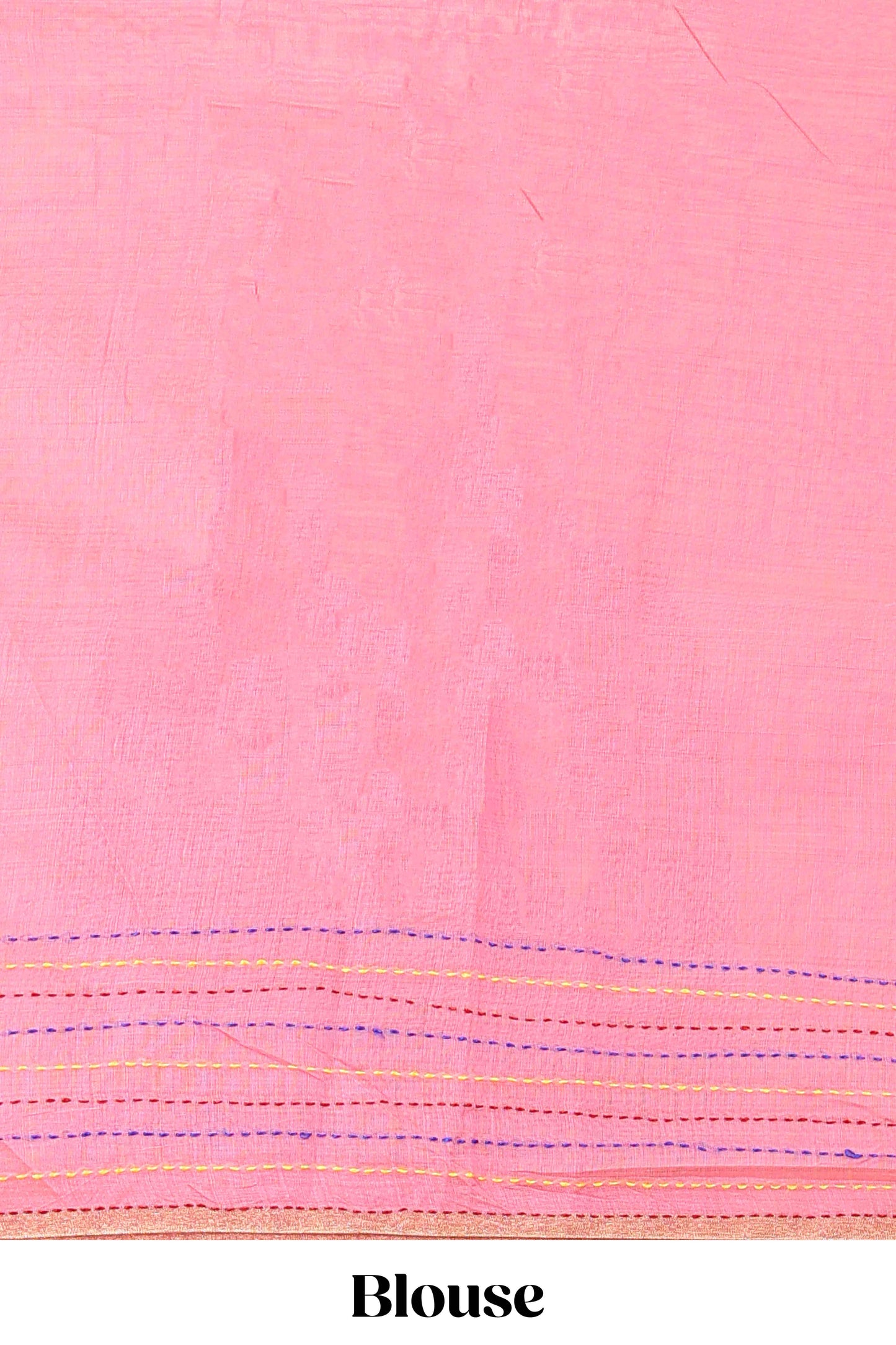 Pink casual chanderi cotton saree