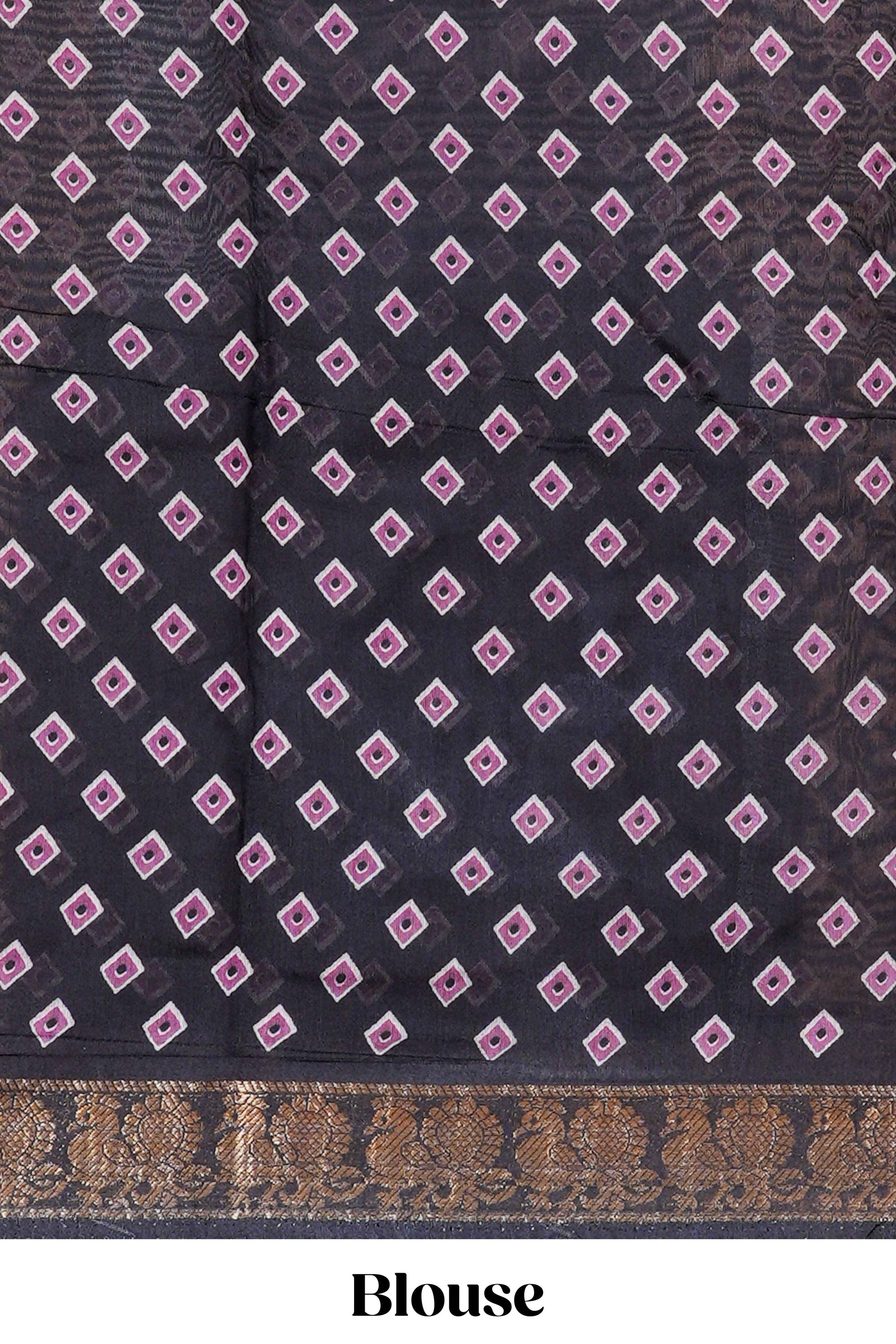 Pink casual wear chanderi cotton saree