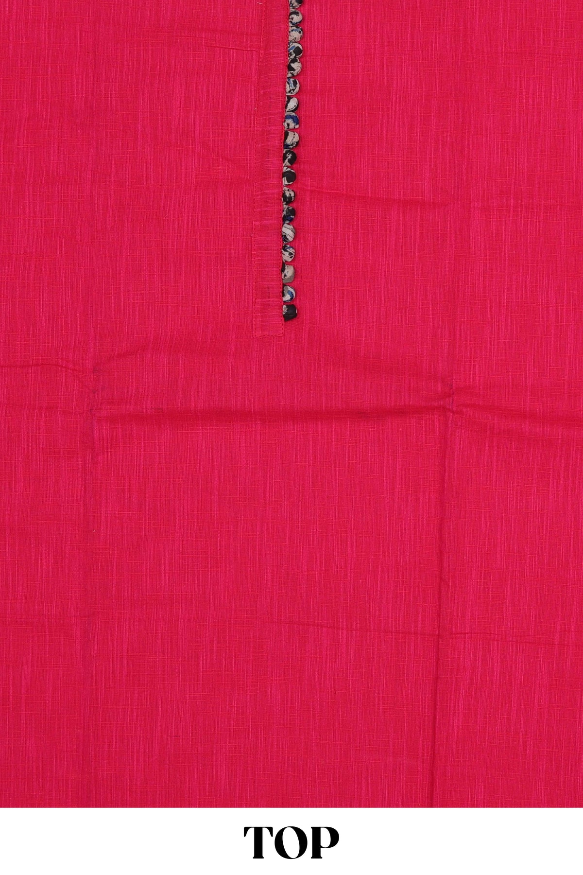 Pink cotton kalamkari dress material