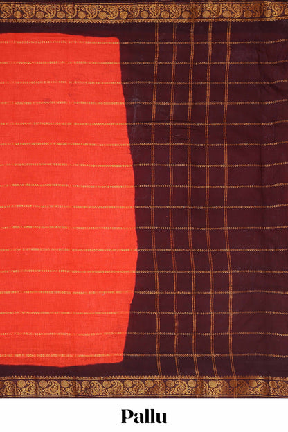 Pink cotton sungudi fabric