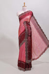 Pink dual shade saree