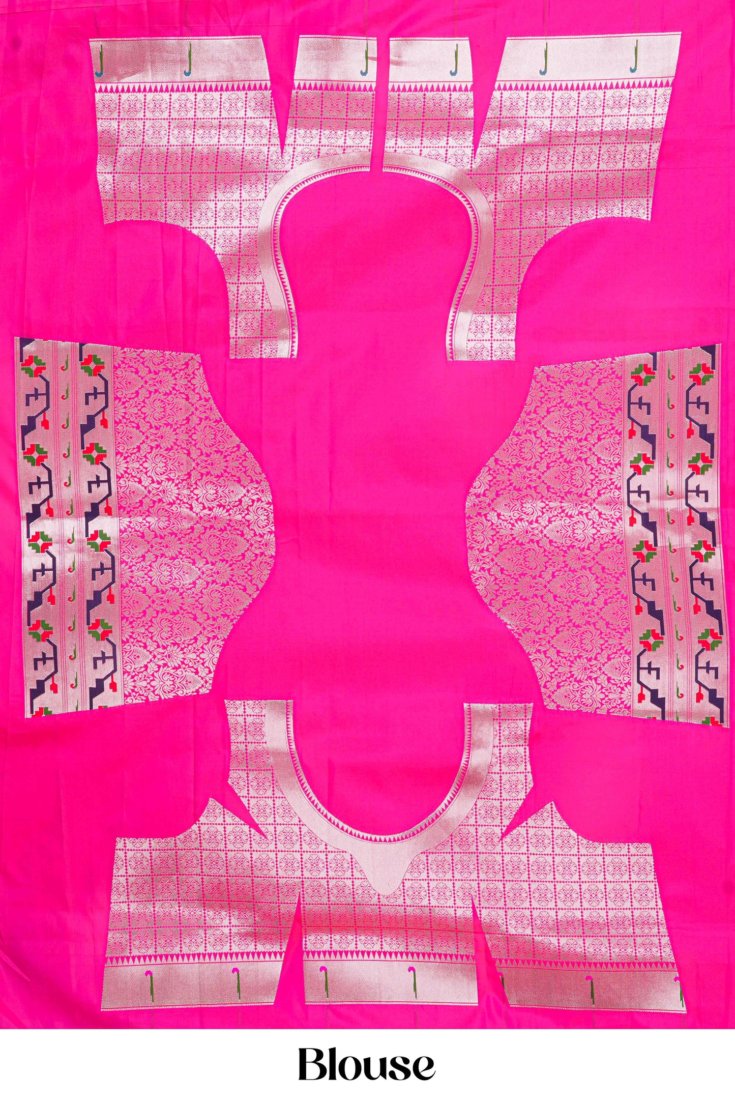 Pink elegant saree