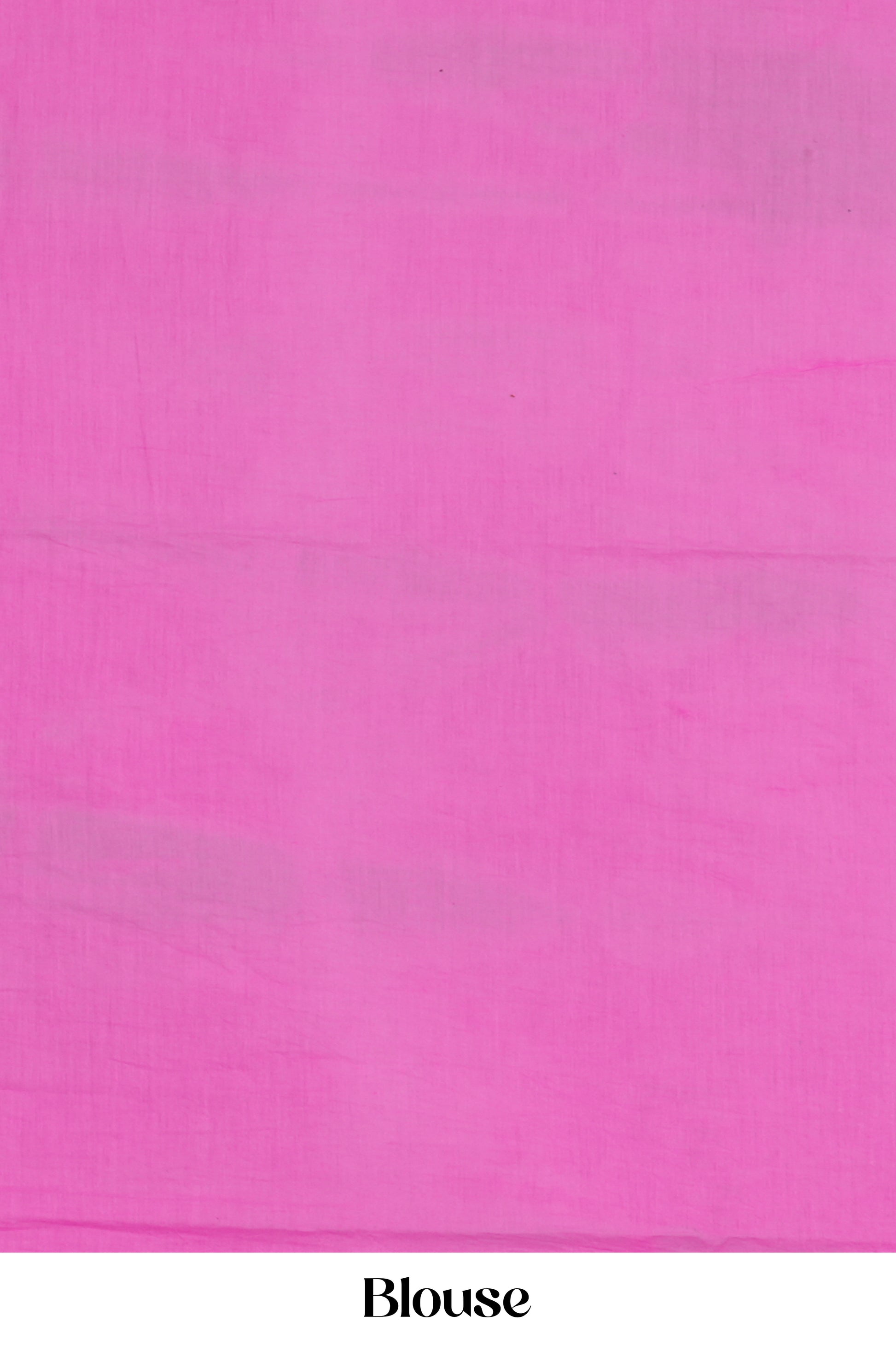 Pink everyday cotton saree with saree