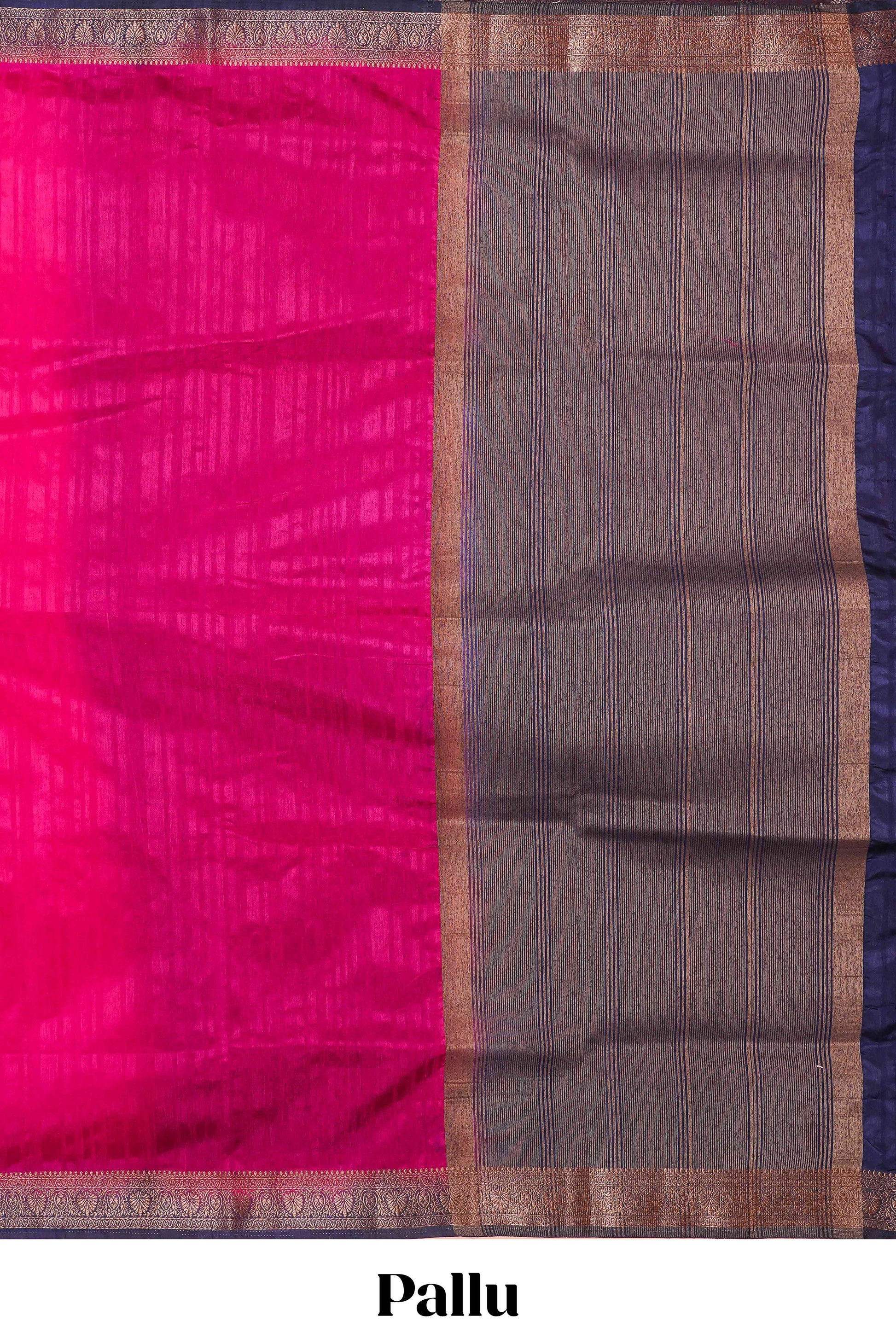 Pink festive saree