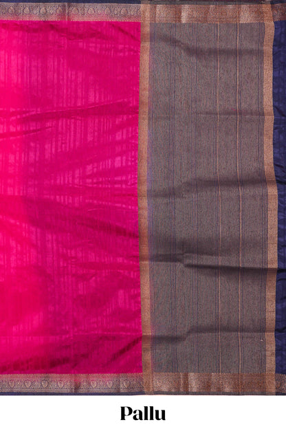 Pink festive saree