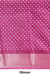 Pink festive silk