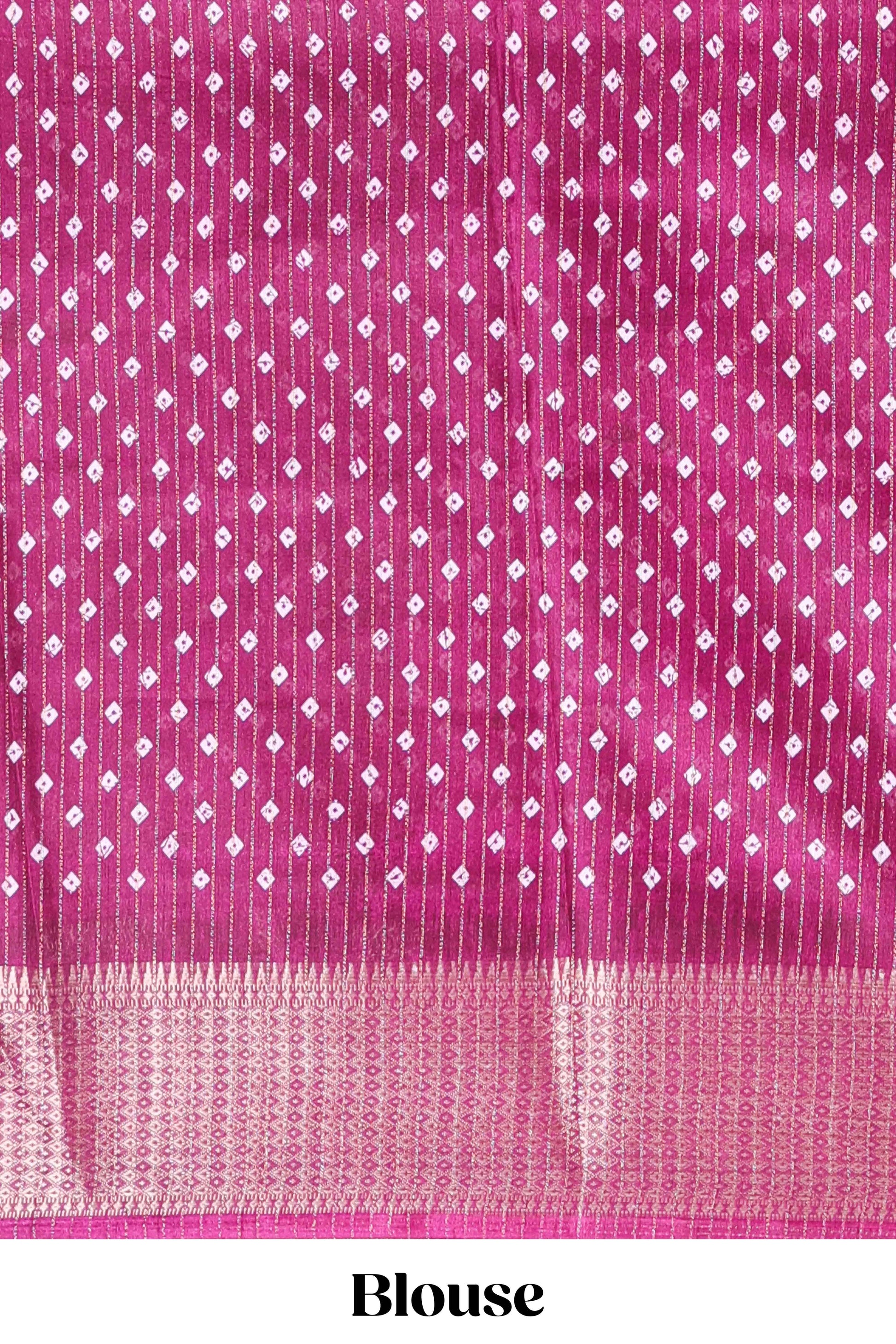 Pink festive silk