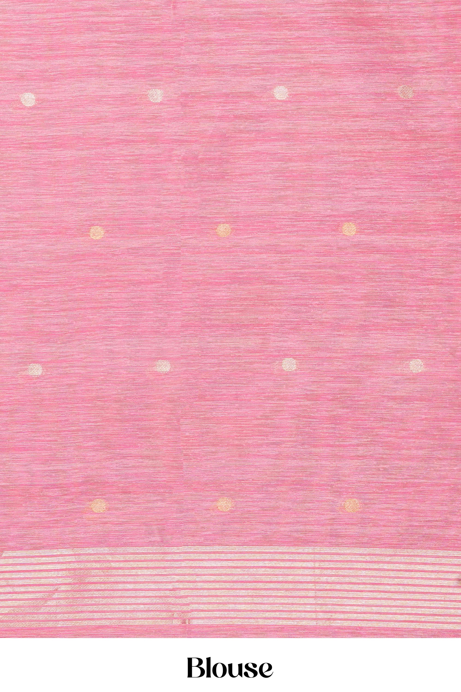 Pink graceful floral drape