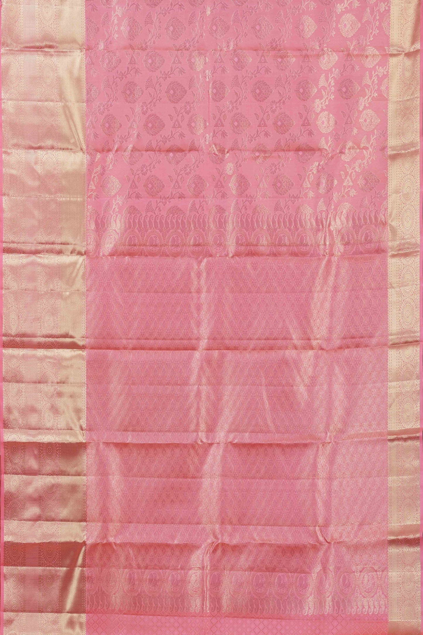 Pink jacquard silk sarees