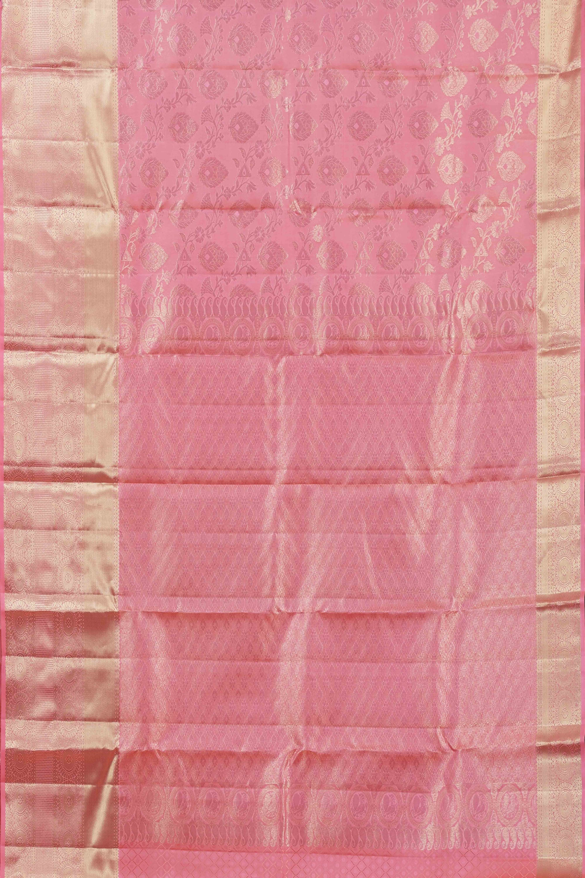 Pink jacquard silk sarees