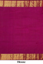 Pink kanchipuram silks saree