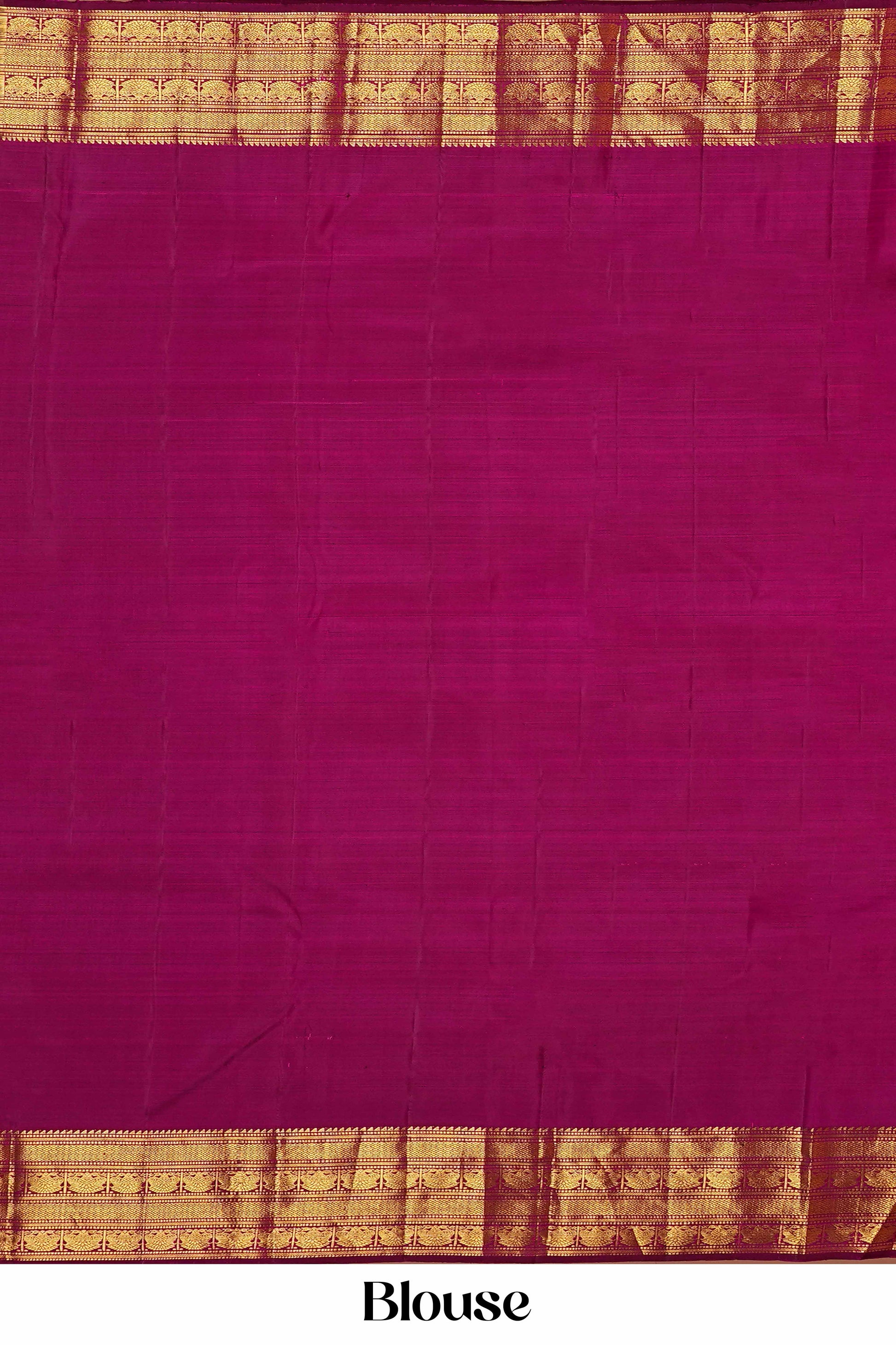 Pink kanchipuram silks saree