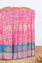 Pink kathan silk saree
