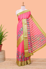 Pink marsh georgette weave 