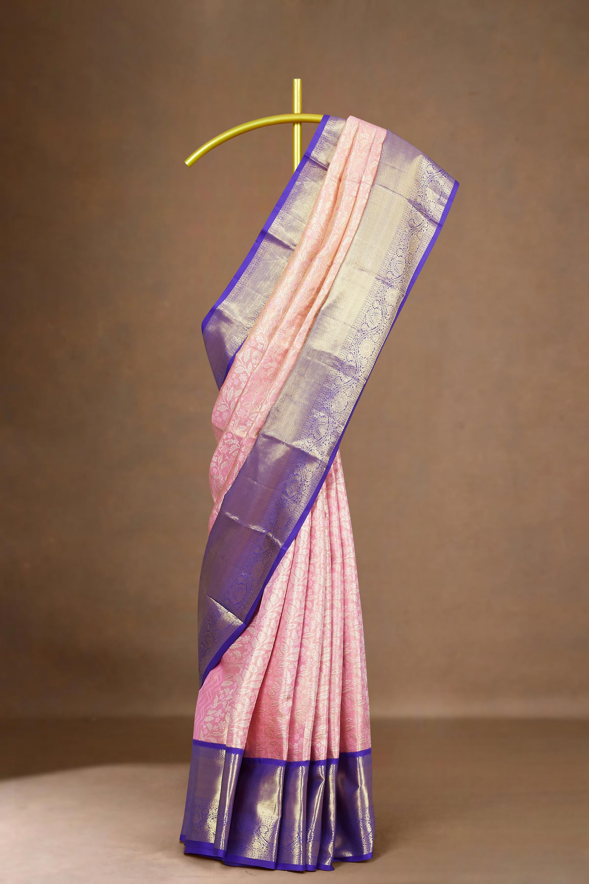 Pink pattu silks sares