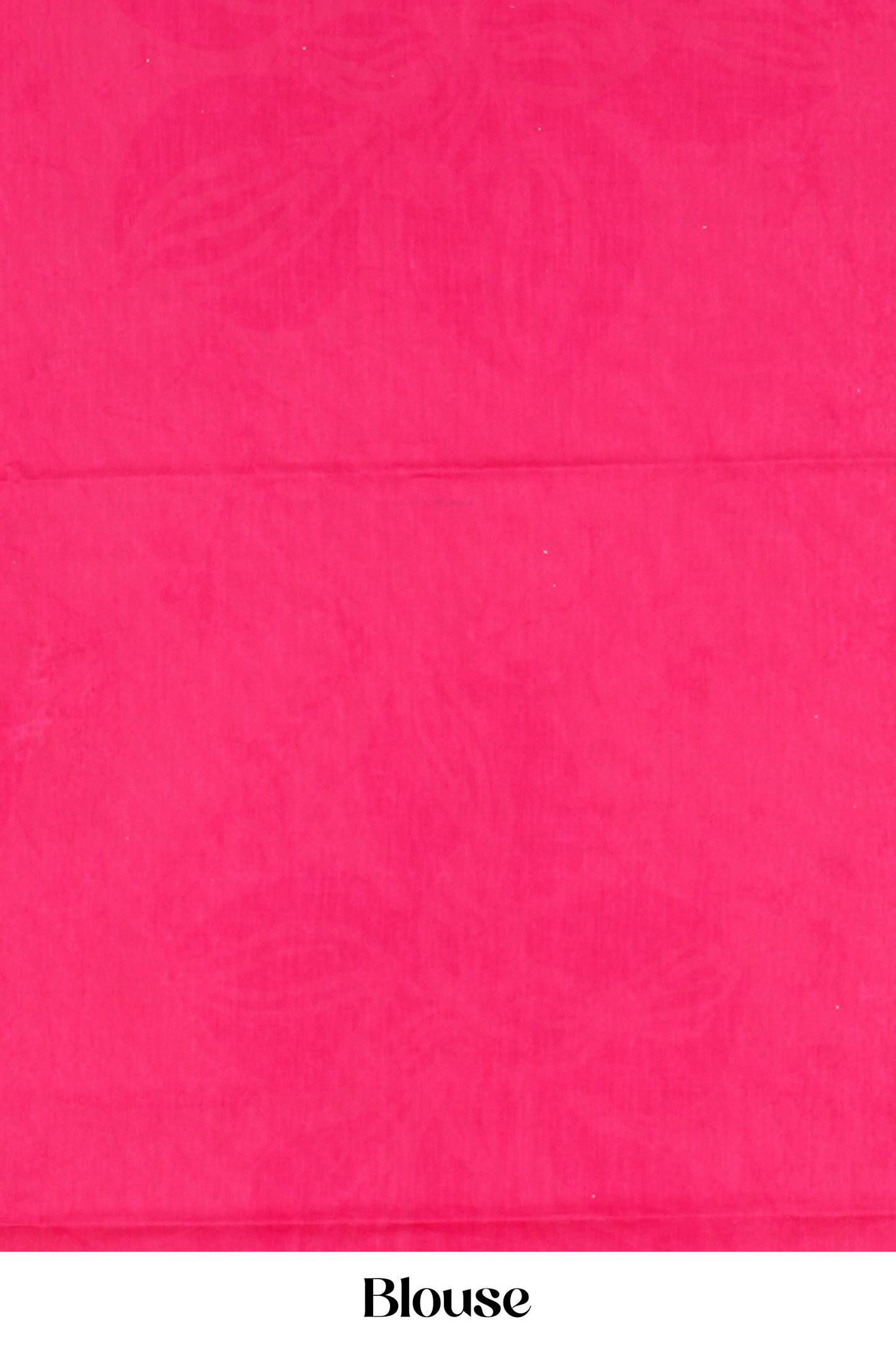 Pink pure cotton saree with blouse