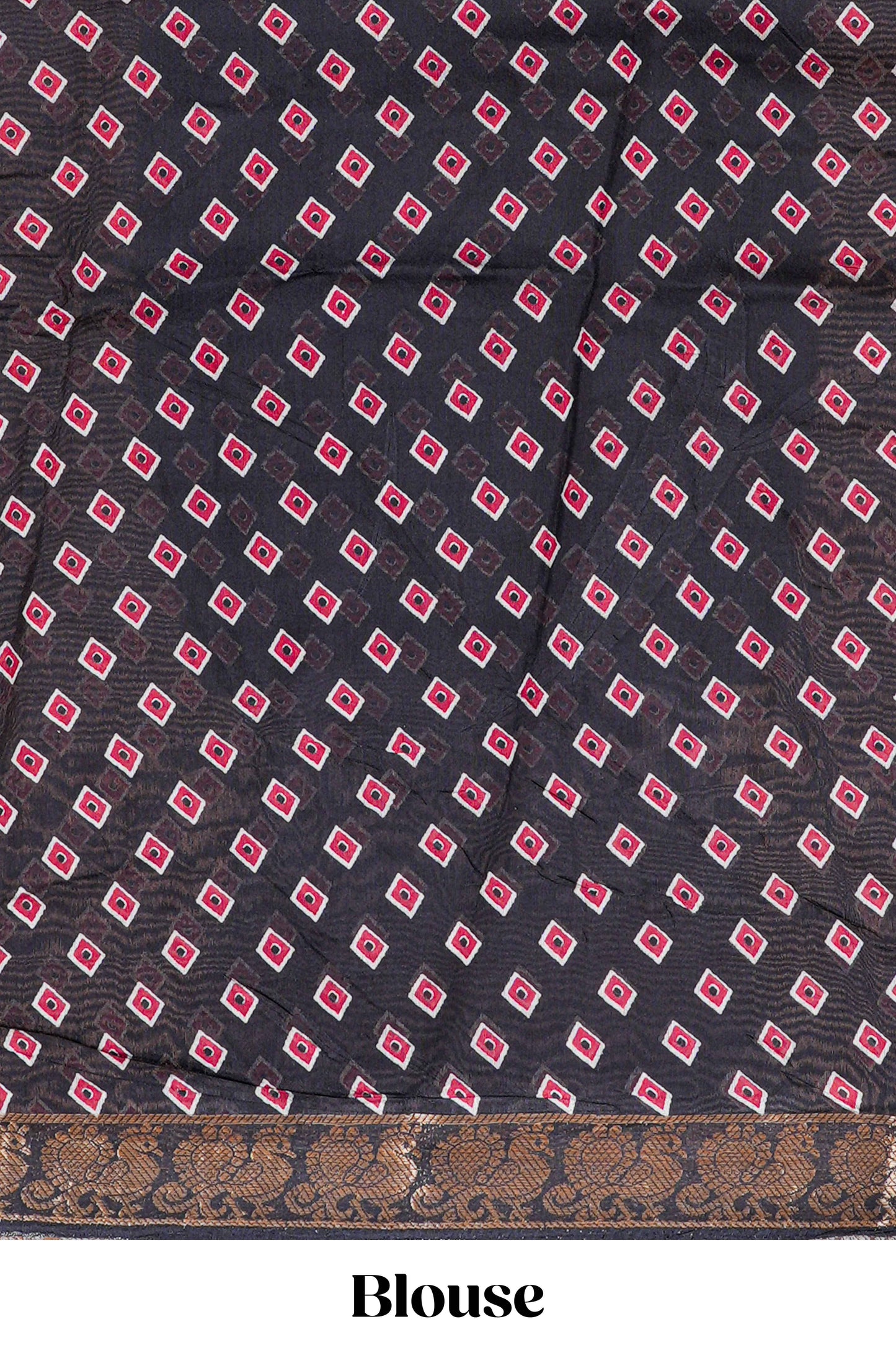 Pink traditional chanderi saree kalamkari motifs