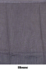 Pink violet soft linen saree