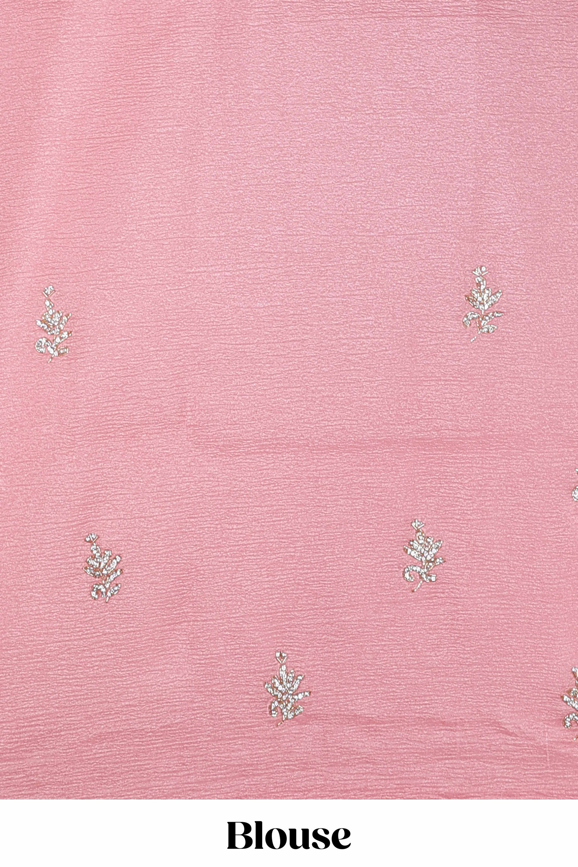 Pink wedding organza silk