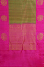 Pink zari butta designer saree