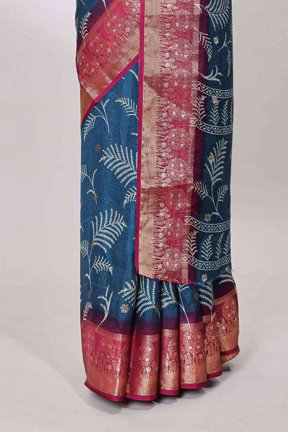 Printed butta blouse pairing