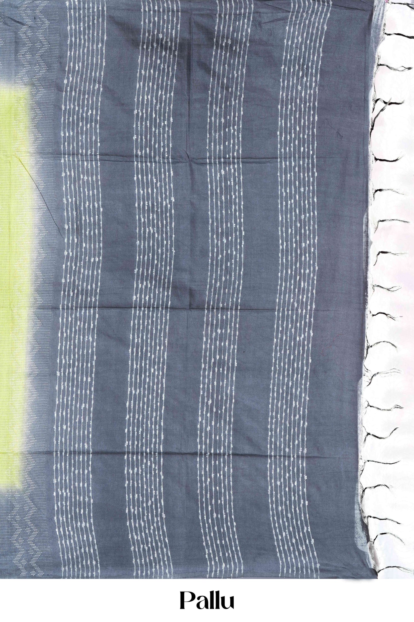 Printed linen saree design
